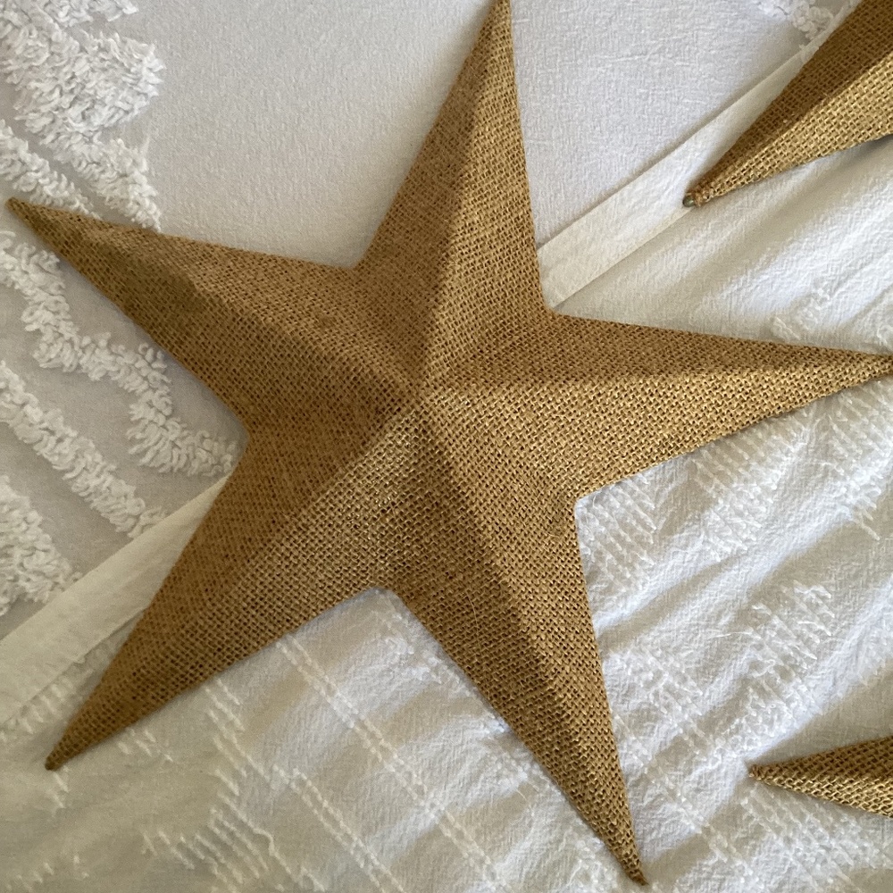 Burlap Stars
